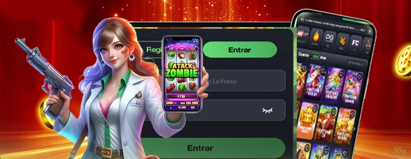 APP oficial da 95y para mobile